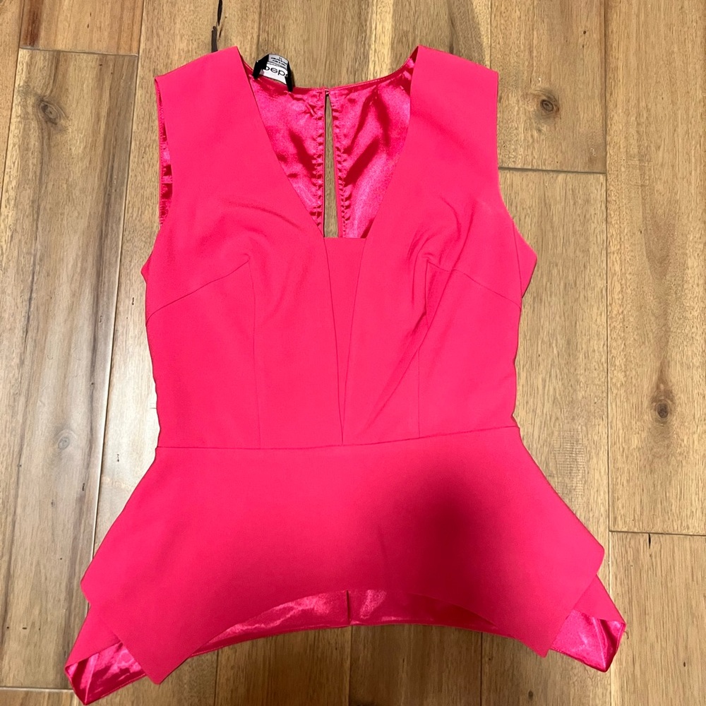 Hot pink Bebe shirt